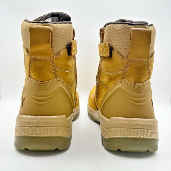 PUMA Mens Conquest SR Scuff Cap Composite Toe Work Boots US 13 Wheat Leather GUC - Picture 8 of 13